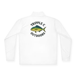 Fishing Adventure Unisex Quarter-Zip Pullover, Outdoor Gear, Casual Wear, Fishing Apparel, Gift for Fishermen