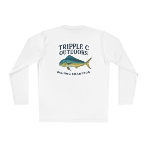 Unisex Long Sleeve Fishing Tee, Lightweight Outdoor Shirt, Fishing Charters Apparel, Casual Gift for Anglers, Summer Beachwear