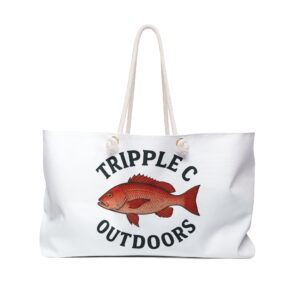 Outdoor Enthusiast Weekender Bag - Fishing, Travel Tote, Beach Bag, Camping Companion, Fishing Lover Gift