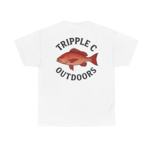 Casual Outdoor T-Shirt, Fishing Tee, Unisex Cotton Shirt, Nature Lover Gift, Tripple C Outdoors Apparel