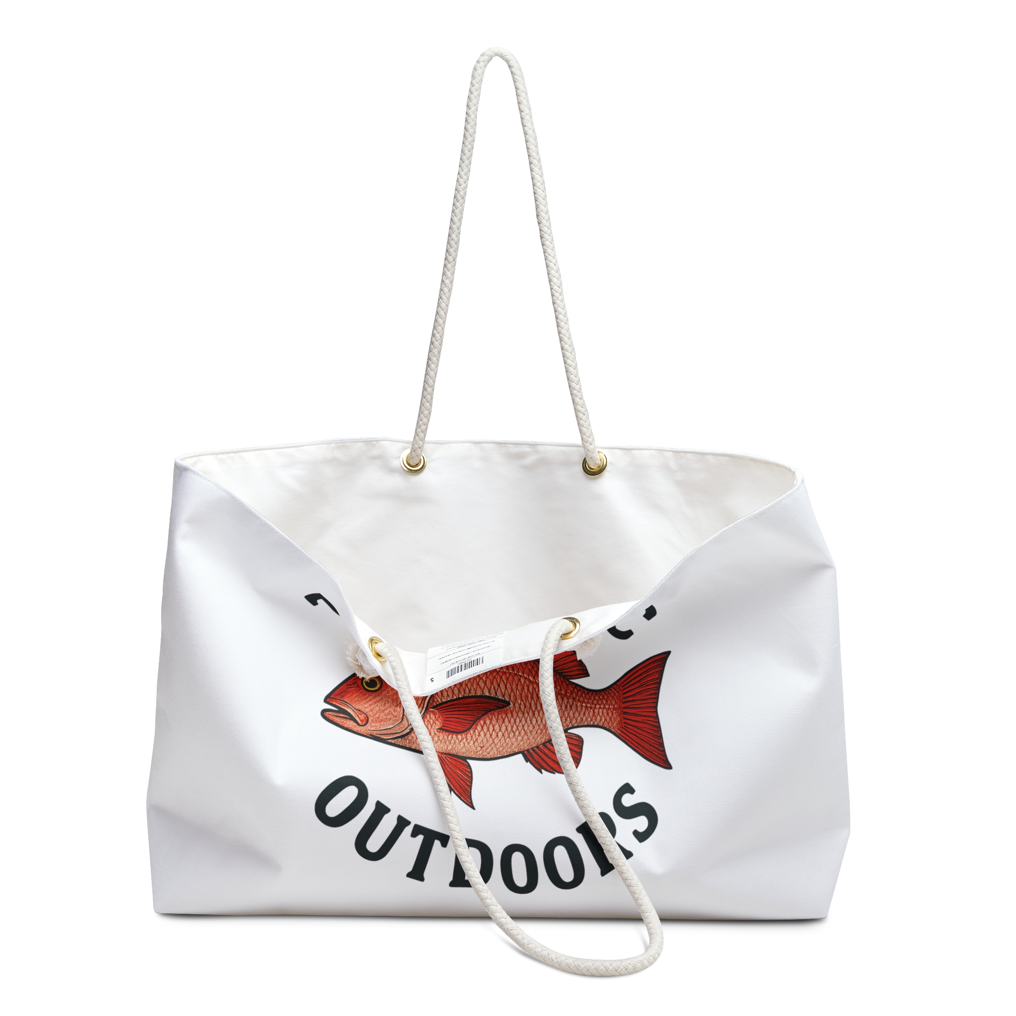 Outdoor Enthusiast Weekender Bag - Fishing, Travel Tote, Beach Bag, Camping Companion, Fishing Lover Gift - Image 3