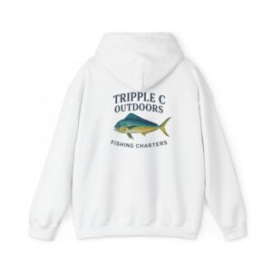 Fishing Charters Hoodie for Outdoor Enthusiasts, Unisex Heavy Blend Sweatshirt, Comfortable Fishing Gear, Gift for Anglers, Tripple C [...]