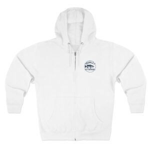 Outdoor Adventure Unisex Zip Hoodie, Perfect for Fishing Trips, Casual Outings, Gifts for Nature Lovers, Cozy Layering Essential