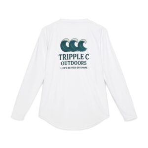 Men's UV Protection Long Sleeve Shirt - Tripple C Outdoors - Perfect for Beach Days, Fishing, Hiking, Summer Vacations, Outdoor Adventures