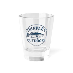 Custom Fishing Shot Glass - Perfect for Outdoor Adventures, Gifts for Fishermen, Camping Drinkware, Unique Collectible, Party Favors