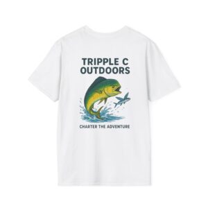 Adventure Fishing T-Shirt, Outdoor Apparel, Gift for Anglers, Camping Gear, Tripple C Outdoors Tee